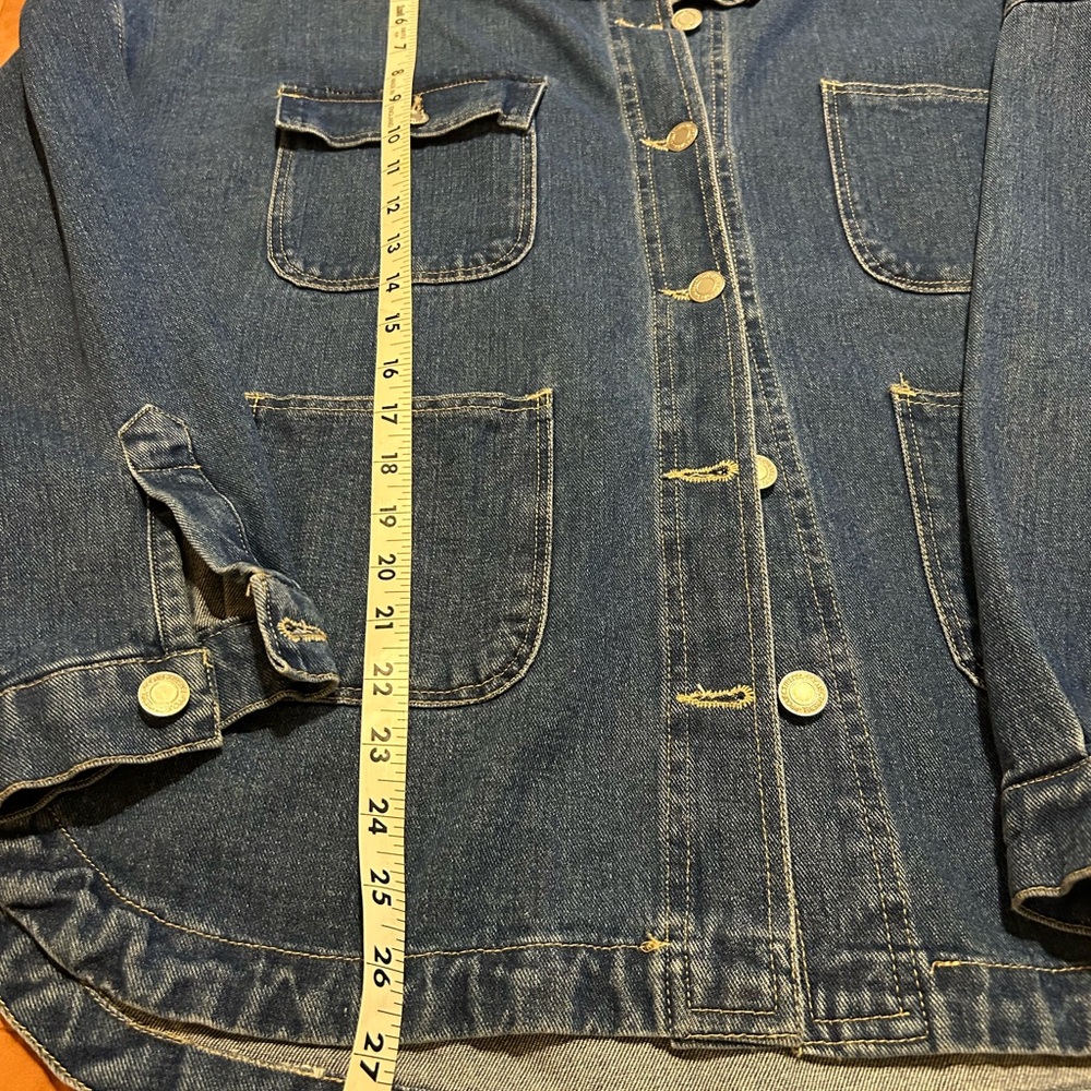 Denim Obsessed Button-Up Oversized Jacket - image 4